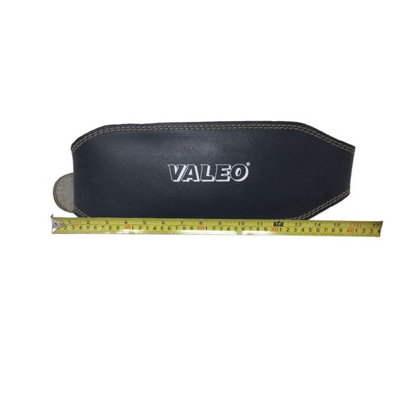 Valeo 6" Leather Weightlifting Belt - Back Support for Body Builders and Weight - Picture 3 of 9